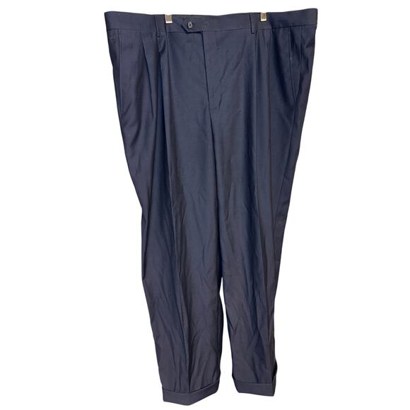 GIORGIO ARMANI TROUSER PANTS - navy size 44 X 28) - Picture 1 of 6